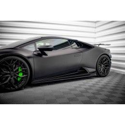 Maxton Rajouts Des Bas De Caisse Lamborghini Huracan EVO Gloss Black, LA-HU-EVO-1-SD1G Tuning.fr