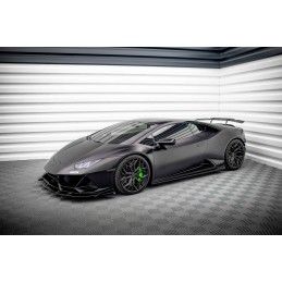 Maxton Rajouts Des Bas De Caisse Lamborghini Huracan EVO Gloss Black, LA-HU-EVO-1-SD1G Tuning.fr