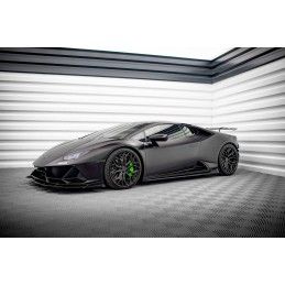 Maxton Rajouts Des Bas De Caisse Lamborghini Huracan EVO Gloss Black, LA-HU-EVO-1-SD1G Tuning.fr