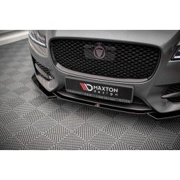 Maxton Lame Du Pare-Chocs Avant V.1 Jaguar XF R-Sport Mk2 Gloss Black, JA-XF-2-RSPORT-FD1G Tuning.fr