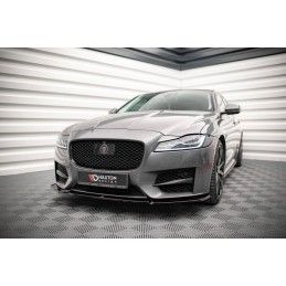 LAME AVANT MAXTON V.2 Jaguar XF R-Sport Mk2 Noir Brillant