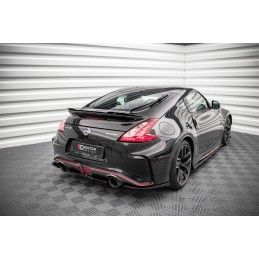 Central Arriere Splitter Nissan 370Z Nismo Facelift Noir Brillant