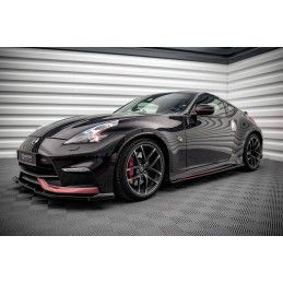 Rajouts Des Bas De Caisse MAXTON V.1 Nissan 370Z Nismo Facelift Noir Brillant