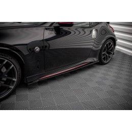 Rajouts Des Bas De Caisse MAXTON V.1 Nissan 370Z Nismo Facelift Noir Brillant