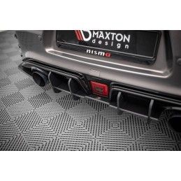 Maxton Street Pro Central Diffuseur Arriere Nissan 370Z Nismo Facelift Black-Red, NI370ZNISMOCNC-RS1B+BRBI Tuning.fr