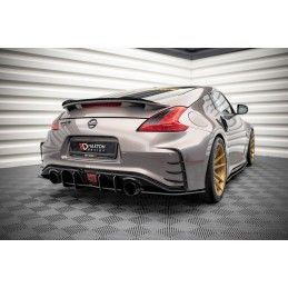 Maxton Street Pro Central Diffuseur Arriere Nissan 370Z Nismo Facelift Red, NI370ZNISMOCNC-RS1BRB Tuning.fr