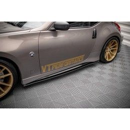 Maxton Street Pro Rajouts Des Bas De Caisse Nissan 370Z Nismo Facelift Black, NI370ZNISMOCNC-SD1B Tuning.fr