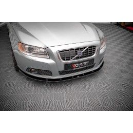 Maxton Lame Du Pare-Chocs Avant V.1 Volvo V70 Mk3 Gloss Black, VO-V70-3-FD1G Tuning.fr