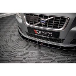 Maxton Lame Du Pare-Chocs Avant V.1 Volvo V70 Mk3 Gloss Black, VO-V70-3-FD1G Tuning.fr