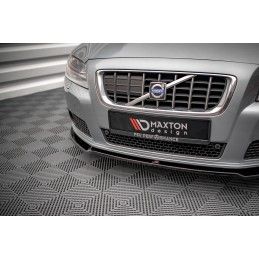 Maxton Lame Du Pare-Chocs Avant V.2 Volvo V70 Mk3 Gloss Black, VO-V70-3-FD2G Tuning.fr