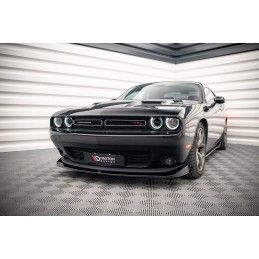 Maxton Lame Du Pare-Chocs Avant Dodge Challenger RT Mk3 Facelift Gloss Black, DO-CHL-3-RT-FD1G Tuning.fr