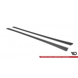Maxton Street Pro Rajouts Des Bas De Caisse Dodge Charger RT Mk7 Facelift Black-Red, DOCH2RTCNC-SD1BRB Tuning.fr