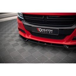 Maxton Lame Du Pare-Chocs Avant V.1 Dodge Charger RT Mk7 Facelift Gloss Black, DO-CH-2-RT-FD1G Tuning.fr