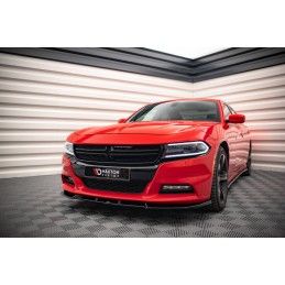 Maxton Lame Du Pare-Chocs Avant V.1 Dodge Charger RT Mk7 Facelift Gloss Black, DO-CH-2-RT-FD1G Tuning.fr