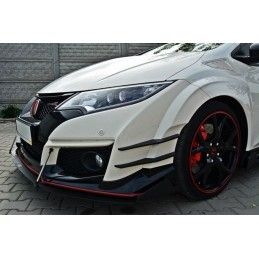 Maxton SPORT LAME DU PARE-CHOCS AVANT v.2 HONDA CIVIC IX TYPE R, HO-CI-9-TYPE-R-CNC-FD2A Tuning.fr