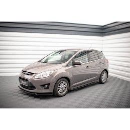 Maxton Rajouts Des Bas De Caisse Ford C-Max Mk2 Gloss Black, FO-CMAX-2-SD1G Tuning.fr