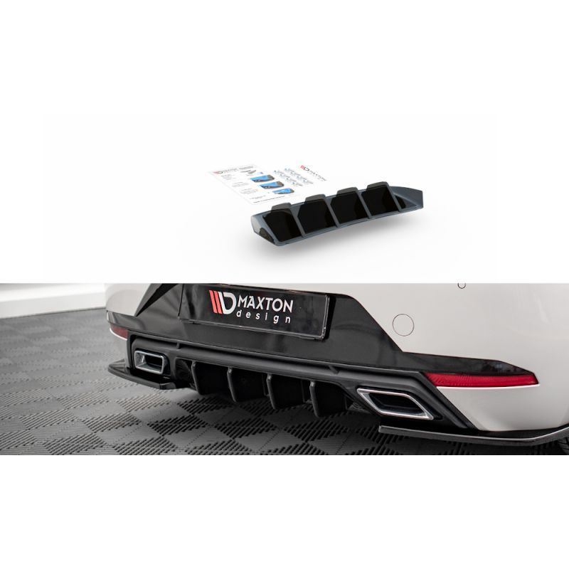 Maxton Diffuseur Arrière Complet Seat Ibiza FR Mk5 Gloss Black, SE-IB-5-RS1G Tuning.fr