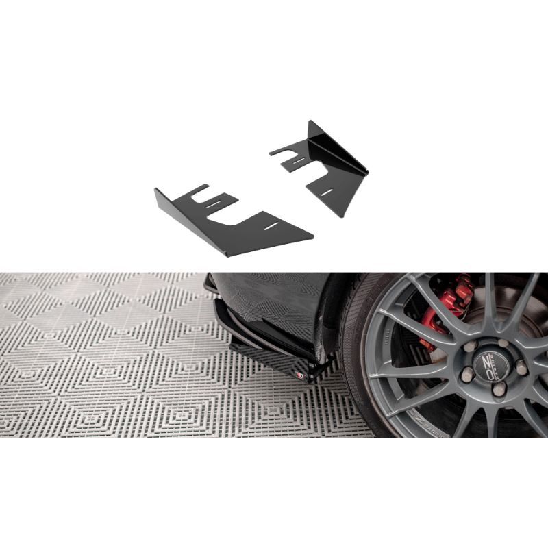 Maxton Rear Side Flaps Mazda 3 MPS Mk1, MA3MPS1CNC-RSF1G Tuning.fr