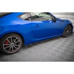 Maxton Street Pro Rajouts Des Bas De Caisse Subaru BRZ Mk1 Facelift Black-Red, SUBRZ1FCNC-SD1BRB Tuning.fr