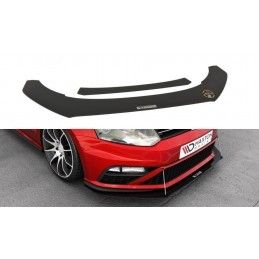 Maxton SPORT LAME DU PARE-CHOCS AVANT VW POLO MK5 GTI APRES FACELIFT, VW-PO-5F-GTI-CNC-FD1A Tuning.fr