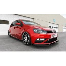 Maxton SPORT LAME DU PARE-CHOCS AVANT VW POLO MK5 GTI APRES FACELIFT, VW-PO-5F-GTI-CNC-FD1A Tuning.fr