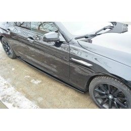 RAJOUTS DES BAS DE CAISSE MAXTON BMW 6 Gran Coupé MPACK Noir Brillant