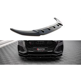 Maxton Lame Du Pare-Chocs Avant V.1 Audi RSQ8 Mk1 Gloss Black, AU-RSQ8-1-FD1G Tuning.fr