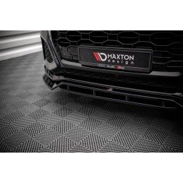 Maxton Lame Du Pare-Chocs Avant V.3 Audi RSQ8 Mk1 Gloss Black, AU-RSQ8-1-FD3G+FD3RG Tuning.fr