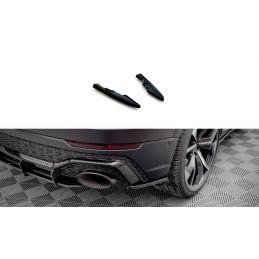 Maxton Lames De Pare-Chocs Arrière Latérales Audi RSQ8 Mk1 Gloss Black, AU-RSQ8-1-RSD1G Tuning.fr