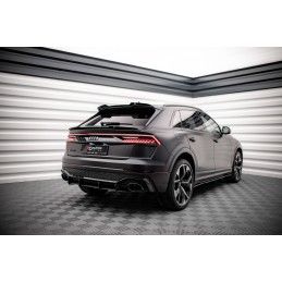 Maxton Plus Haut Spoiler Cap Audi RSQ8 Mk1 Gloss Black, AU-RSQ8-1-CAP1G Tuning.fr