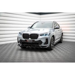 Maxton Lame Du Pare-Chocs Avant V.2 BMW X4 M-Pack G02 Facelift Gloss Black, BM-X4-02F-MPACK-FD2G Tuning.fr