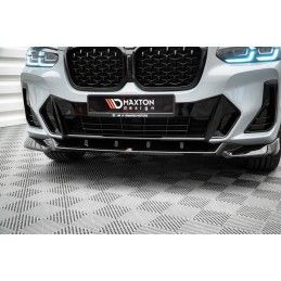 Maxton Lame Du Pare-Chocs Avant V.2 BMW X4 M-Pack G02 Facelift Gloss Black, BM-X4-02F-MPACK-FD2G Tuning.fr