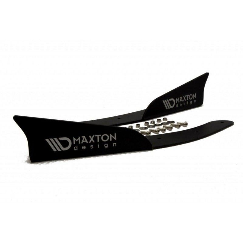 Maxton UNIVERSEL LAME DU PARE-CHOCS AVANT WINGLETS, UN-CNC-FD1A Tuning.fr