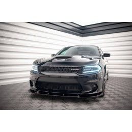 Maxton Lame Du Pare-Chocs Avant V.2 Dodge Charger SRT Mk7 Facelift Gloss Black, DO-CH-2-SRT-FD2G Tuning.fr