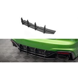 Maxton Street Pro Central Diffuseur Arriere Audi RS5 F5 Facelift Black, AURS52FCNC-RS1B Tuning.fr