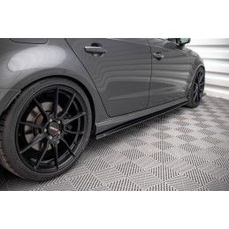 Maxton Street Pro Rajouts Des Bas De Caisse Audi S3 Sportback 8V Facelift Black, AUS33FSBCNC-SD1B Tuning.fr