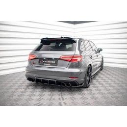 Maxton Rear Side Flaps Audi S3 Sportback 8V Facelift, AUS33FSBCNC-RSF1G Tuning.fr