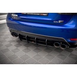 Maxton Street Pro Central Diffuseur Arriere Lexus GS F Mk4 Facelift Black, LEGSF4FCNC-RS1B Tuning.fr