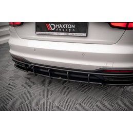 Maxton Street Pro Central Diffuseur Arriere Audi A4 B9 Facelift Black, AUA4B9FCNC-RS1B Tuning.fr