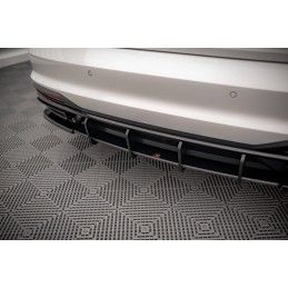 Maxton Street Pro Central Diffuseur Arriere Audi A4 B9 Facelift Black, AUA4B9FCNC-RS1B Tuning.fr