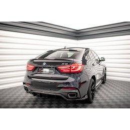 Maxton Spoiler Cap 3D V.1 BMW X6 M-Pack F16 Gloss Black, BM-X6-16-MPACK-CAP2G Tuning.fr