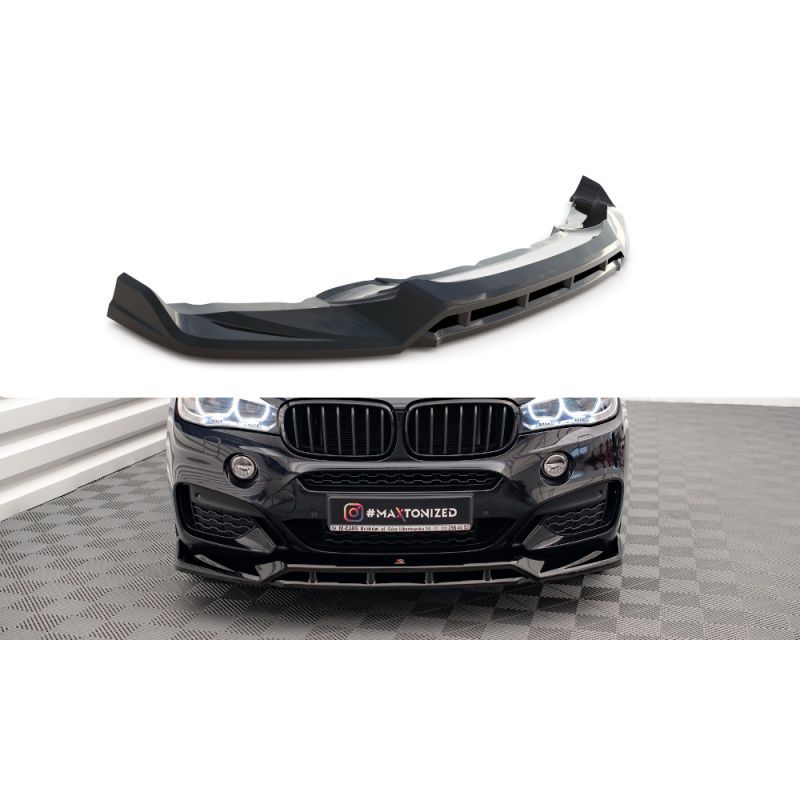 maxtondesign Maxton Lame Du Pare-Chocs Avant V.3 BMW X6 M-Pack