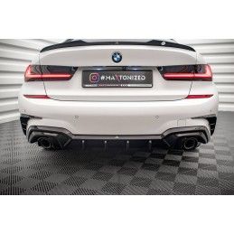 Maxton Diffuseur Arrière Complet BMW 3 M-Pack G20 / G21 Gloss Black, BM-3-21-MPACK-RS1GO_O Tuning.fr