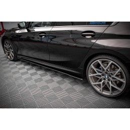 Maxton Street Pro Rajouts Des Bas De Caisse BMW 3 M-Pack G20 / G21 Black-Red, BM320MPACKCNC-SD1BRB Tuning.fr