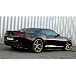 RAJOUTS DES BAS DE CAISSE MAXTON CHEVROLET CAMARO V SS - VERSION EU, US (AVANT FACELIFT) Noir Brillant