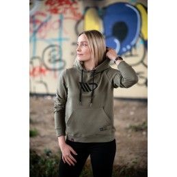 maxtondesign Maxton Womens Khaki Hoodie S tuning