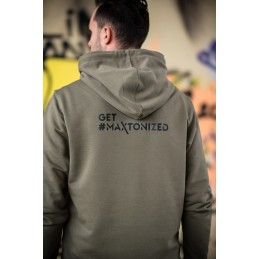 maxtondesign Maxton Mens Khaki Hoodie S tuning