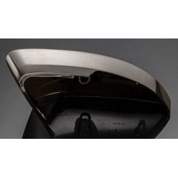 Maxton Mirror Shell Covers Skoda Superb Mk3 / Mk3 FL [Dark Chrome Brushed], S3-MRC-DRKBR Tuning.fr