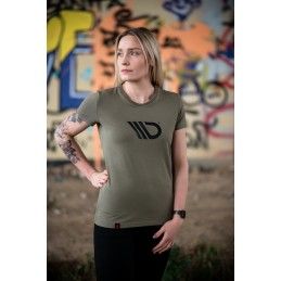 Maxton Womens Khaki T-shirt XS, MA-TSHRT-KHAKI-WMNS-1-XS Tuning.fr