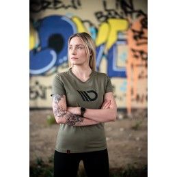 Maxton Womens Khaki T-shirt XS, MA-TSHRT-KHAKI-WMNS-1-XS Tuning.fr